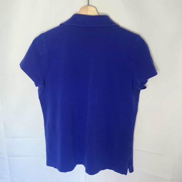 St. John's Bay Short Sleeve Polo Blue Size M - Picture 3 of 4